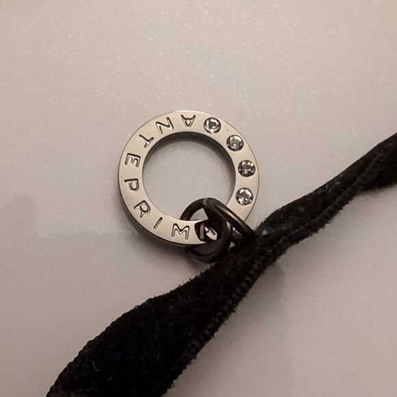 Authentic Anteprima Black and Silver Beaded Collar Necklace - Picture 4 of 10